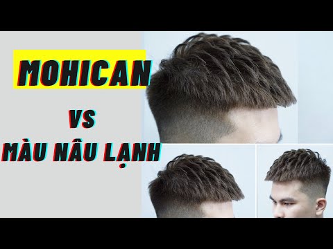 Tóc Nam Màu Nâu Hạt Dẻ - Hướng dẫn cắt tóc nam : Kiểu tóc MOHICAN SIÊU ĐẸP  ....-M.Hùng BarberSharing