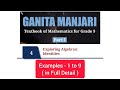 Examples 1 to 9 Solutions ( in Full detail ) | Ch - 4 Exploring Algebraic Identities | Class 9 Maths