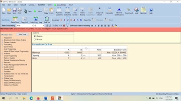UTS APLIKOM | Soal  No 7 Linear Programming Perusahaan Es Krim
