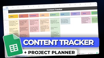 Plan Your Next 1000 Videos with the Ultimate Google Sheets Tracker!