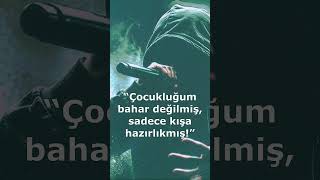 Çocukluk gerçekten bahar mıydı? 🖤 (Türkçe Rap) #shorts