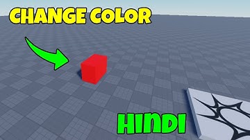 How To Change Color Of Objects In Roblox Studio with Script