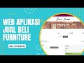 Video Demo PBL Aplikasi Web Furniture