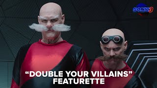 Sonic The Hedgehog 3 | Download & Keep now | Double Your Villains Featurette | Paramount Pictures UK