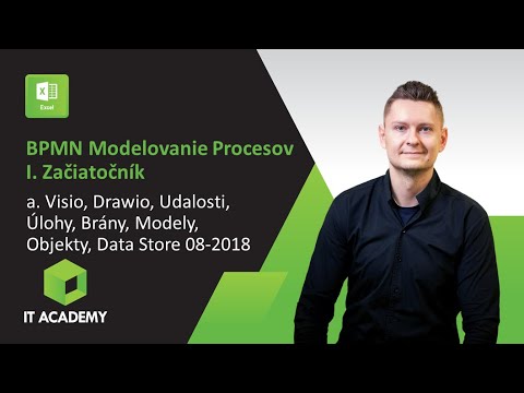 Online Kurz BPMN I. Začiatočník - Visio, Drawio, Udalosti, Úlohy, Brány, Modely, Dátový Objekt, Dáta