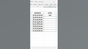 Sum Numbers in a Single Cell Using SUM with TEXTSPLIT in Excel #excel #excelshorts
