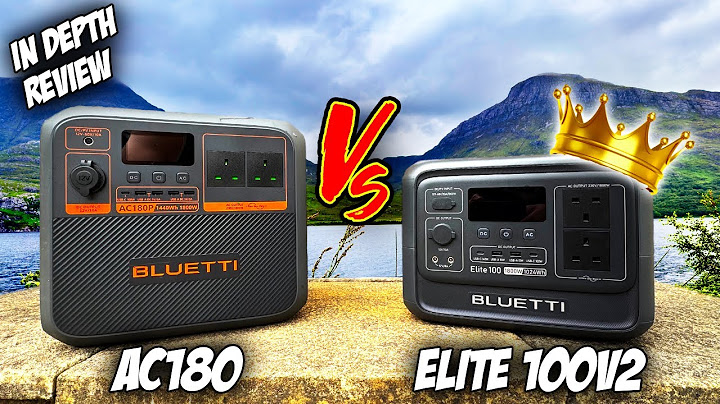 ¡Mira antes de comprar! ¡El nuevo Bluetti Elite 100v2 vs. AC180!