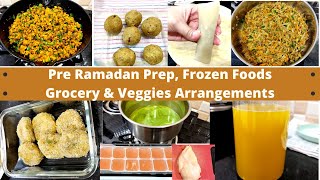 Pre-Ramadan Prep | Squash | Chicken Spring Roll | Crispy Cheese Chicken Cutlet | Nuts & Dates Laddu