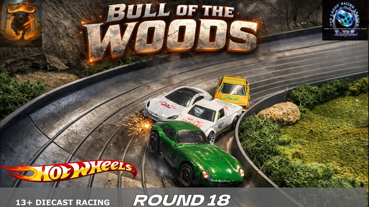 Гонки Hot Wheels: Bottom of the Week: Раунд 18: #diecastracing #hotwheelsracetrack