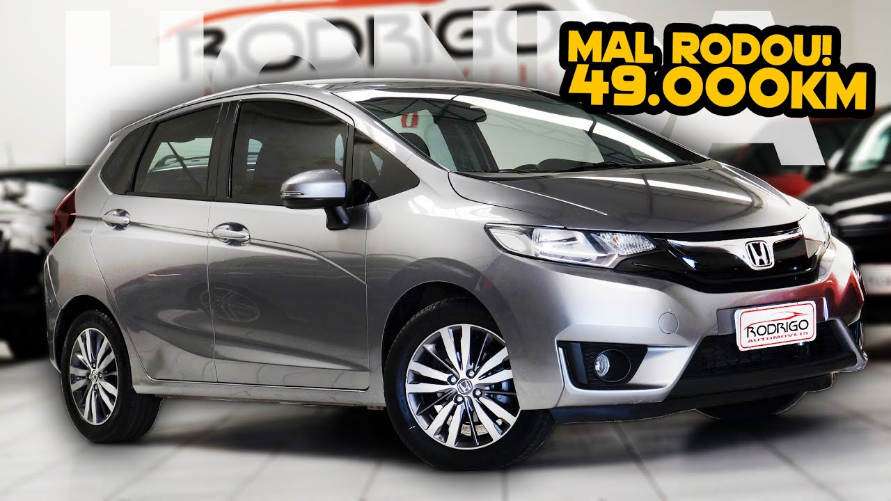 HONDA FIT AUTOMÁTICO! 2016 com BAIXÍSSIMA KM e é PERFEITO PARA O DIA-A-DIA!
