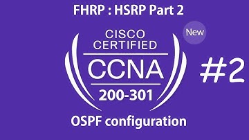 OSPF configuration in HSRP