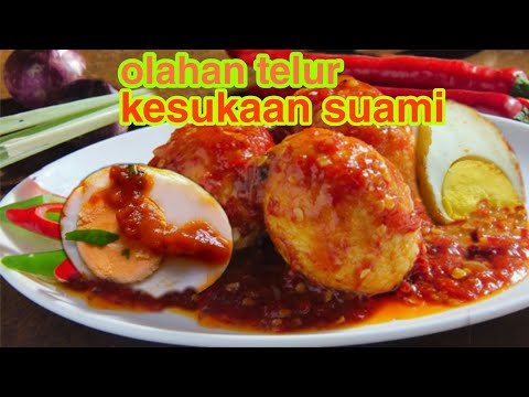 Resep Enak MENU SAHUR BUKA puasa simple, Resep telur balado mudah- simple Yang Enak Dimakan