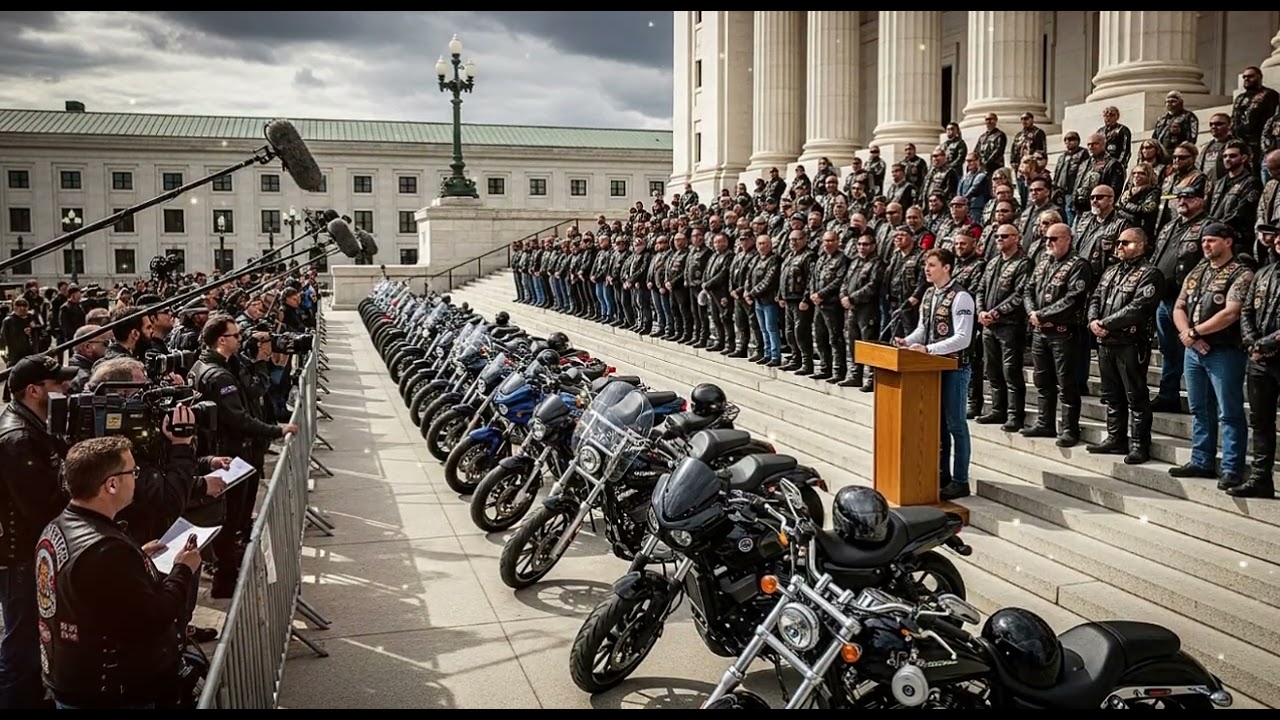 Tânăr oprește răpirea fiicei unui Hell's Angel în parking — 120 bikeri apar la tribunal