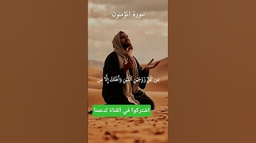 سورة المؤمنون بصوت خاشع يأسر الأرواح 💫 #تلاوة_خاشعة #عبدالله_الموسى #سورة_المؤمنون