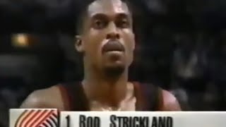 Rod Strickland Trail Blazers 29pts 12asts vs Bulls (1995)