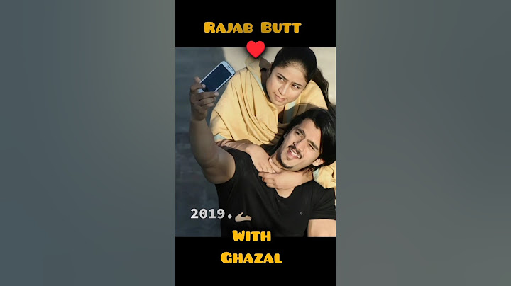 Rajab Butt And Ghazal Behna Meri #love #rajab #ghazal #shorts