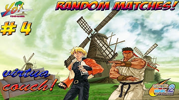 Virtua Couch: Capcom vs SNK 2! Random Pick Matches! Part 4 - YoVideogames