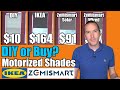 Motorized Roller Shades? IKEA Fyrtur vs Zemismart Solar/Battery vs DIY!