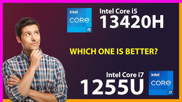 INTEL Core i5 13420H vs INTEL Core i7 1255U Technical Comparison