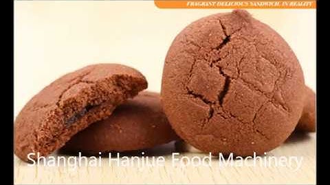 Hanjue Chocolate filled cookies machine with aligning machine