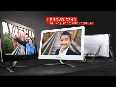 Lenovo C340 and C440 all in one PC tour