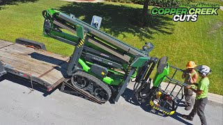 Leguan 190 Spider Lift Overview From Arborist's Perspective by Copper Creek Cuts Lawn Care 3,516 views 3 months ago 6 minutes, 12 seconds