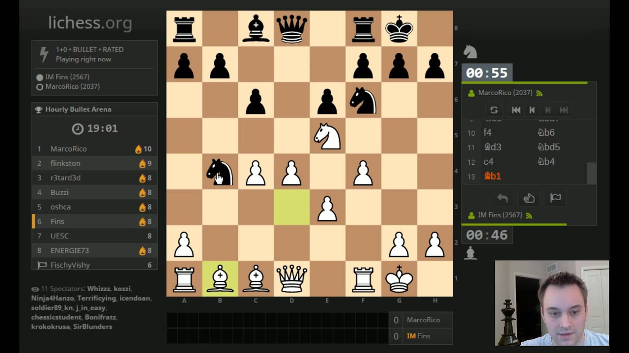 Bullet Chess #201: [Tournament] lichess Bullet Arena