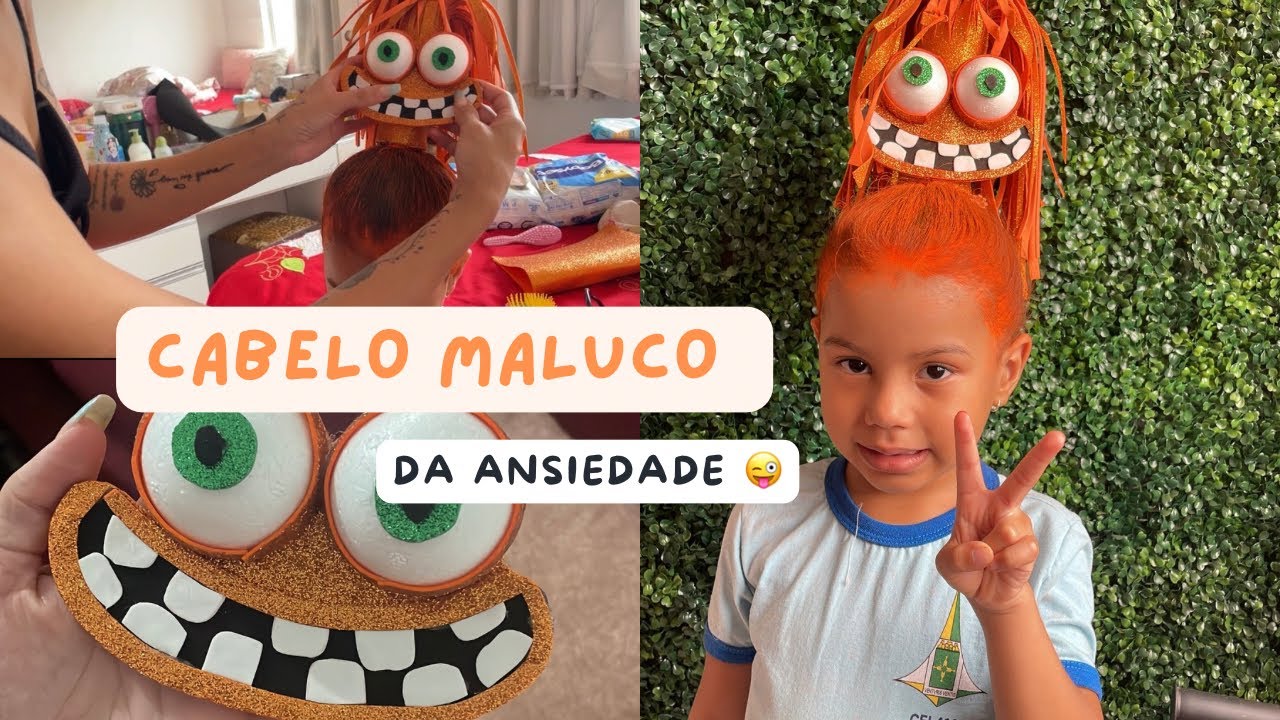 CABELO MALUCO 😜/ ANSIEDADE DIVERTIDAMENTE