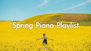 (10시간) 봄이 왔나 봄 🌼 봄캐롤 KPOP  PIANO 🎹ㅣ수면, 공부, 카페, 매장 음악