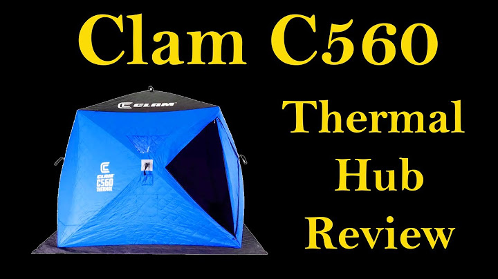 Clam bigfoot xl4000t thermal hub ice shelter