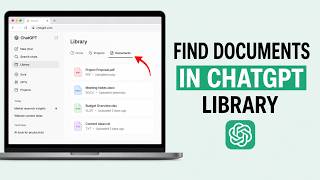 How to Find Documents in ChatGPT Library on Browser screenshot 2