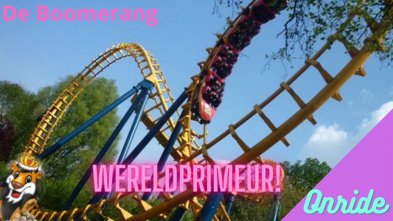 Bellewaerde Park De Boomerang Onride 2021 YouTube