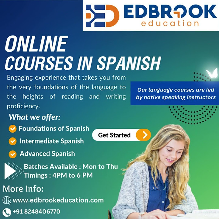 📢 ONLINE COURSES IN SPANISH - 14 Days Free Trail !!! #english #spanish