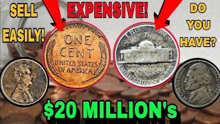 Top 5 Most Valuable Rare Coins in Pocket Change – Wheat Pennies & Nickels Worth Serious Money💰
