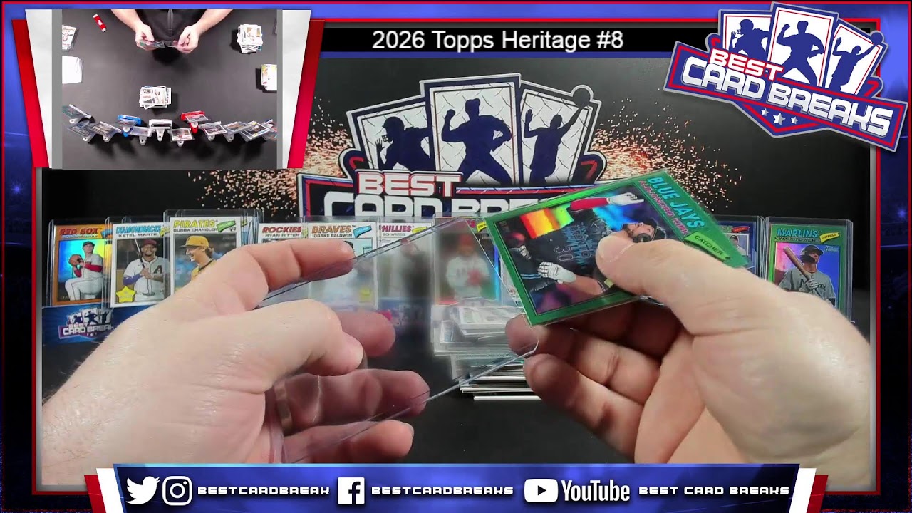 2026 Topps Heritage #8 - 12 Box Case Pick Your Team 3/25/26