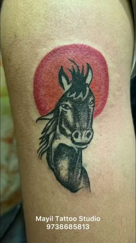 D boss horse tattoo  Horse tattoo Art tattoo Tattoos