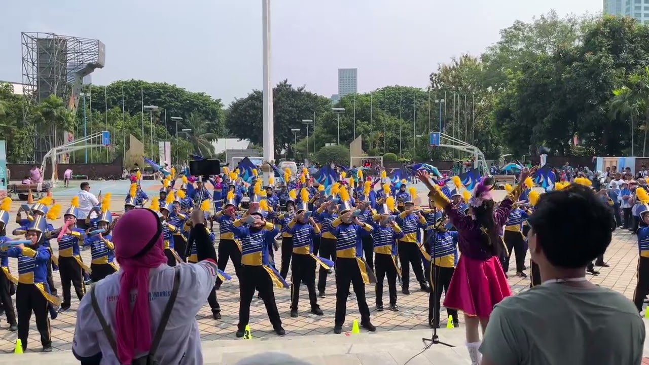 SMP Negeri 69 Jakarta Piala Kemenpora Indonesia Open Marching Band GITA SEINOVE