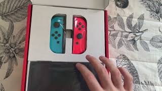 Unboxing do Nintendo Switch OLED