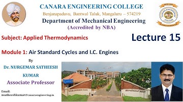 VTU ATD 18ME42 M1 L15 numerical on IC engine performance parameters and heat balance sheet