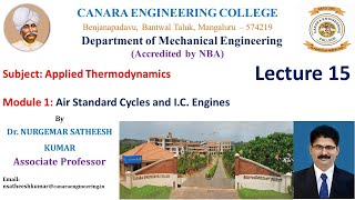 VTU ATD 18ME42 M1 L15 numerical on IC engine performance parameters and heat balance sheet
