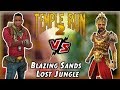 Barry Bones outrider Vs Rahi Raaja Regal Blazing Sands Vs Lost Jungle Temple Run 2 YaHruDv