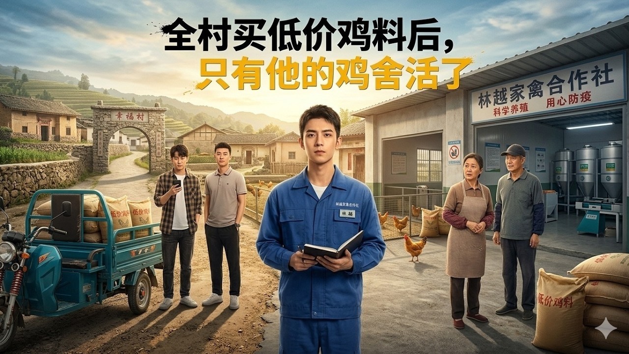全村买低价鸡料后，只有他的鸡舍活了