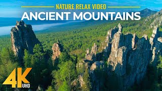 The Stone Belt of Ancient Mountains  Amazing Beauty of South Urals Nature  Relaxation Video 4K UHD