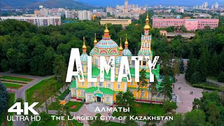 ALMATY 🇰🇿 Алматы 2024 Drone Aerial 4K | Kazakhstan Қазақстан #kazakhstan #almaty