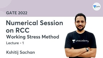 L 1 | Working Stress Method | Numerical Session on RCC by Kshitij Sachan