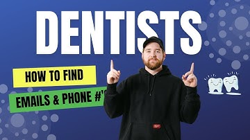 How to Build A Dentist Email or Cold Call List | Dentist Email Address