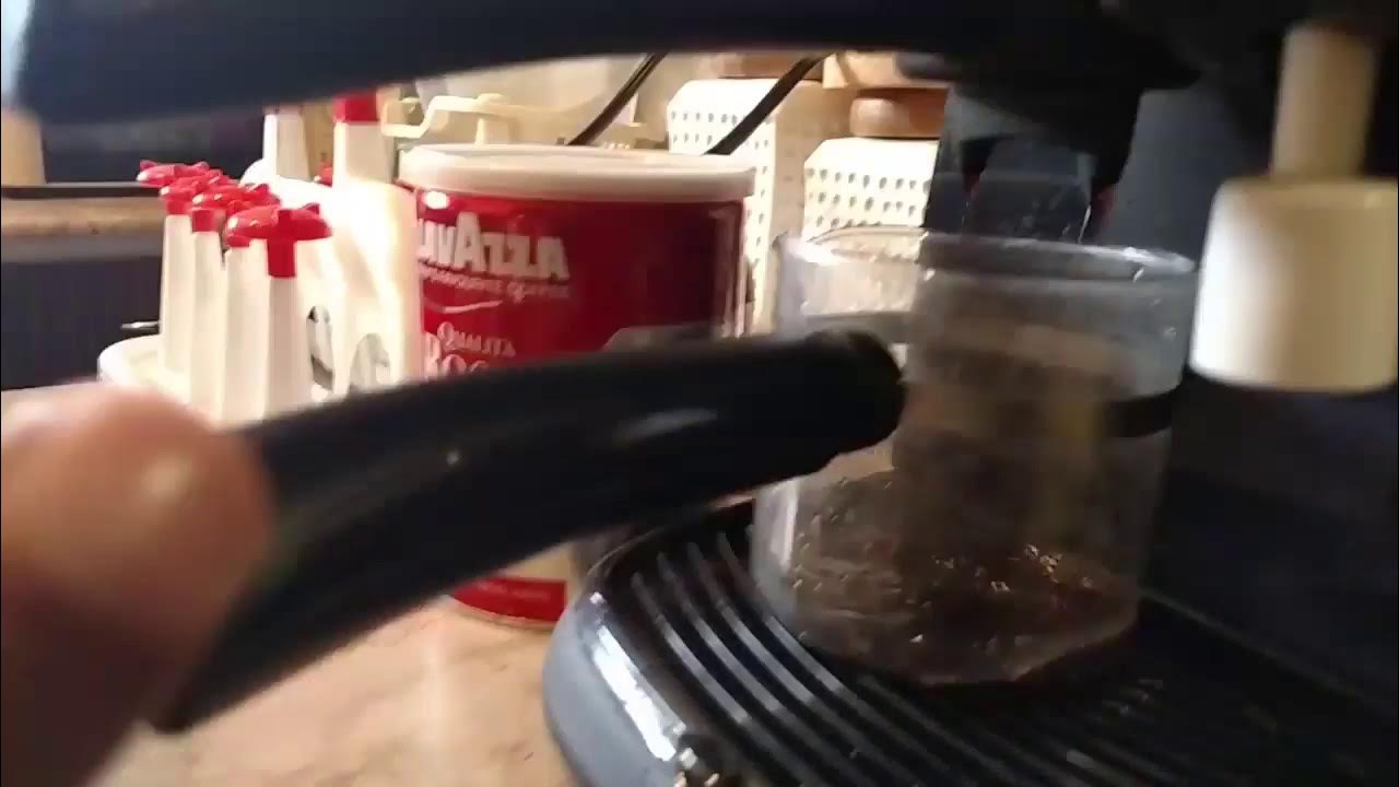 Cappuccino using Delonghi EC9 Coffee espresso machine YouTube