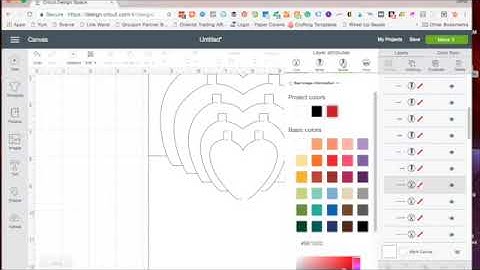 Pop Up Heart in Cricut Design Space