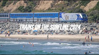 [HD] 20 Minutes of Trains on The Surfline (2024!)