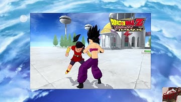 DBZ TENKAICHI 4 GAMEPLAY CAULIFLA vs KALE